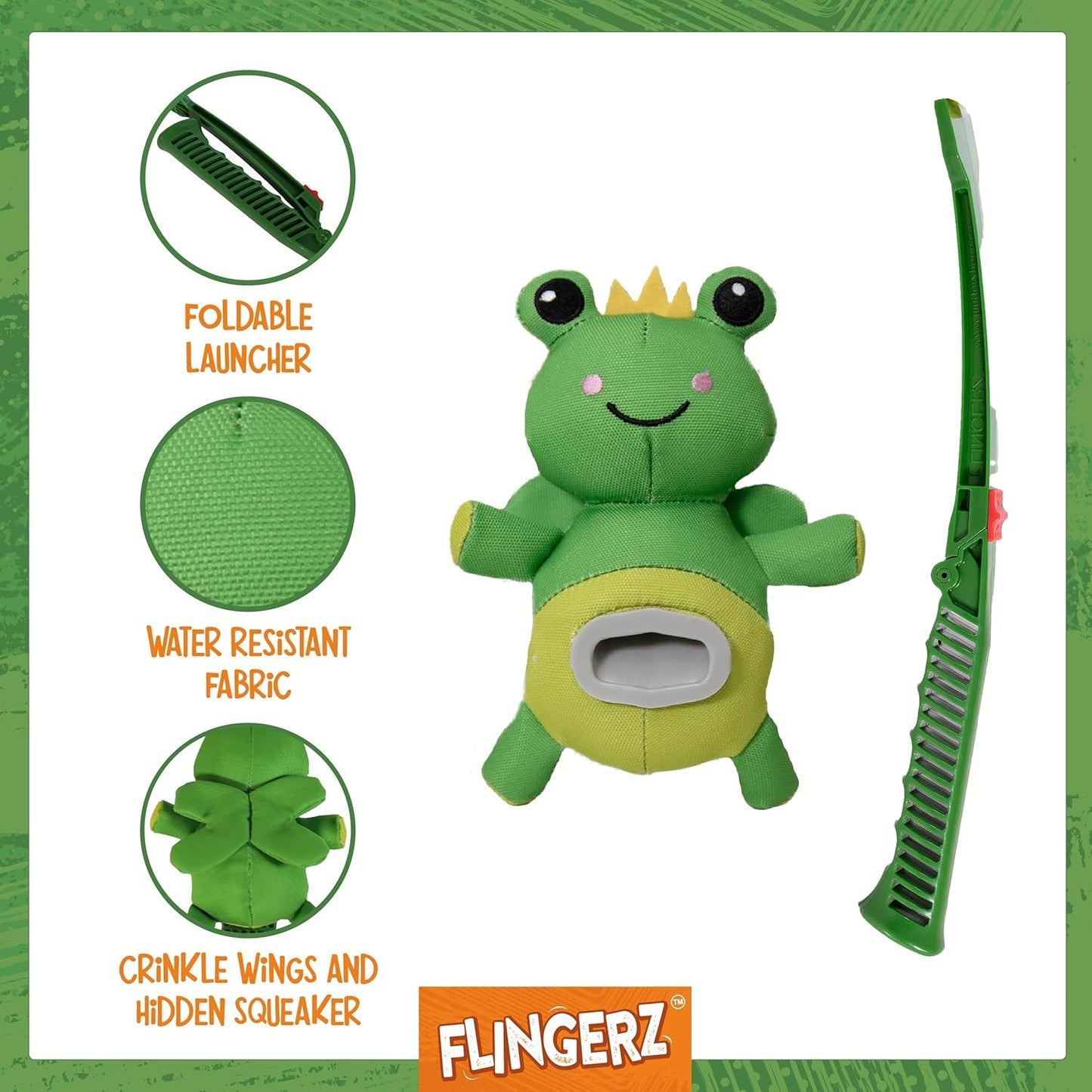 Frog Flingerz Throw Toy
