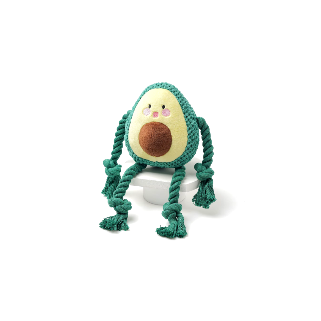 Andy the Avocado Rope Toy