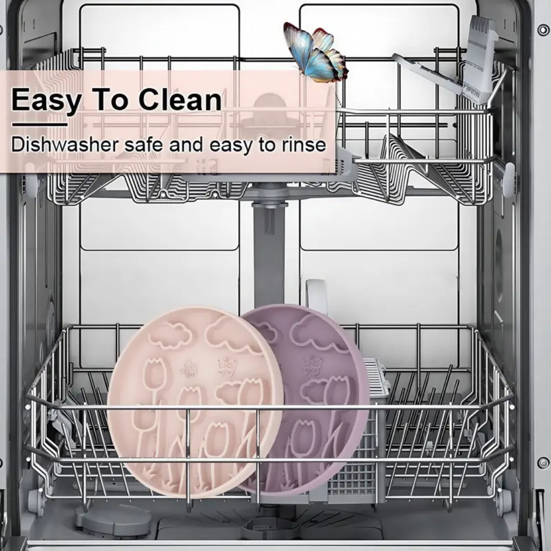 Yellow Tulip Lick Mat