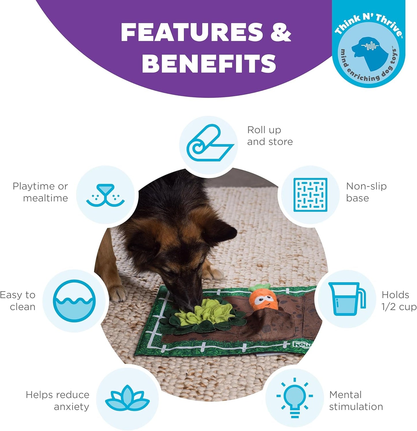 Veggie Garden Snuffle Mat