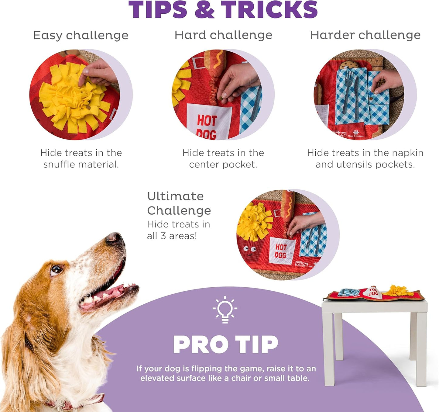 Burger & Bark Fast Food Snuffle Mat